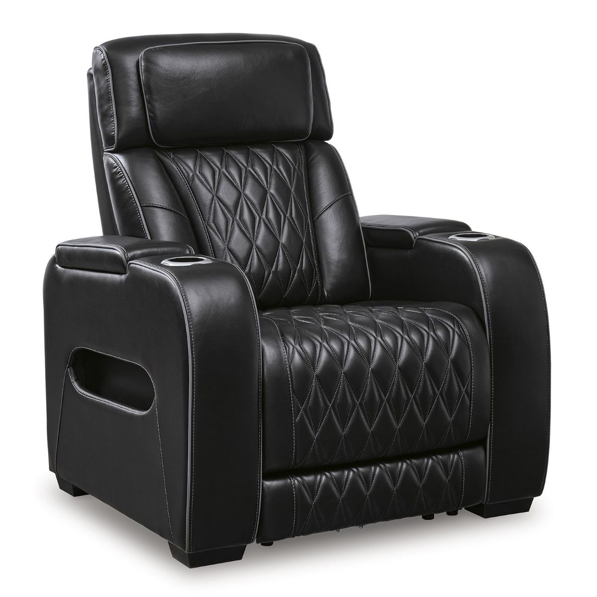 Picture of Boyington Black Leather Power Recliner