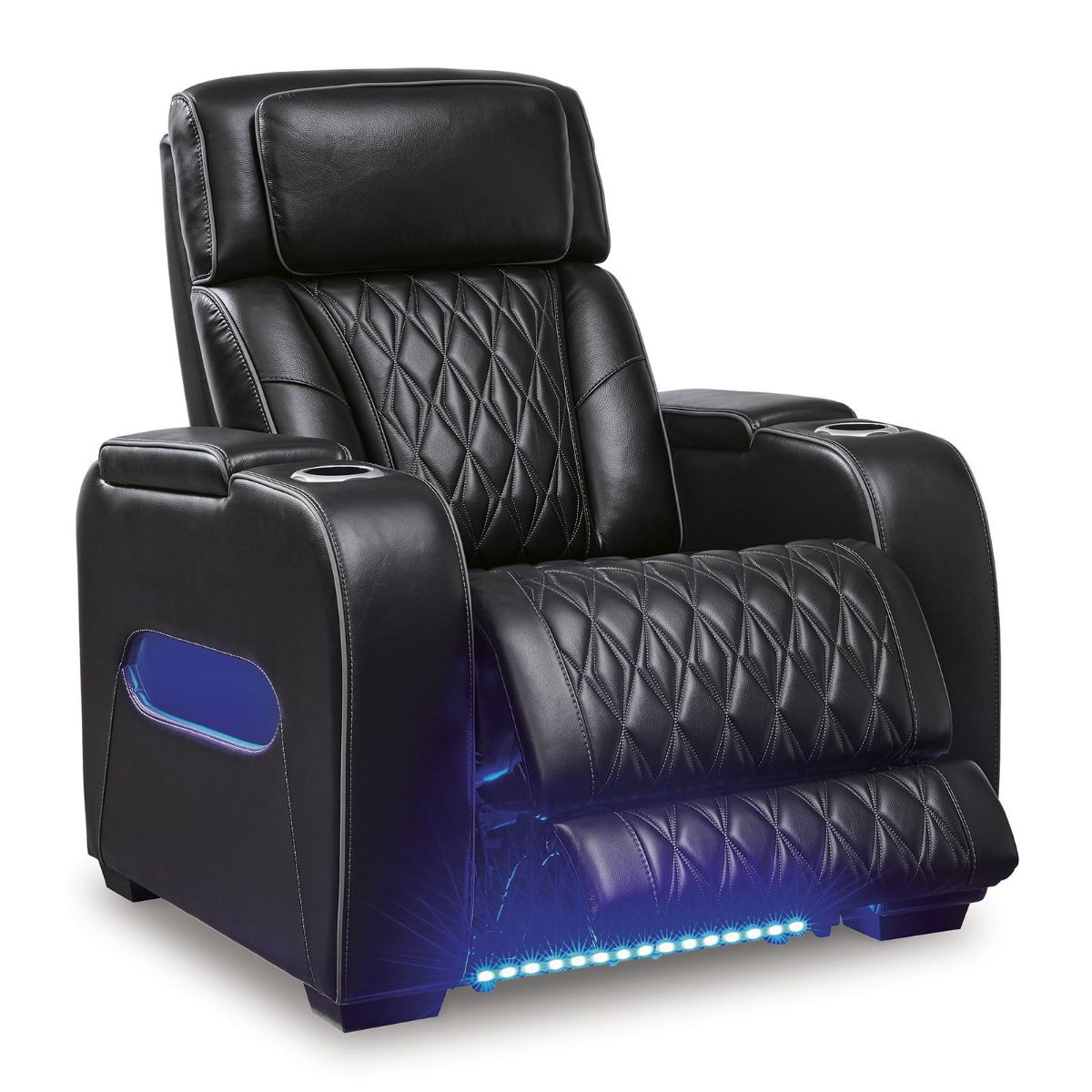 Picture of Boyington Black Leather Power Recliner