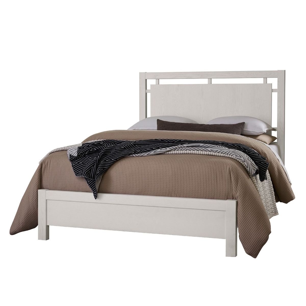 Picture of Lodge & Loft Soft White Floating Panel Queen Bed