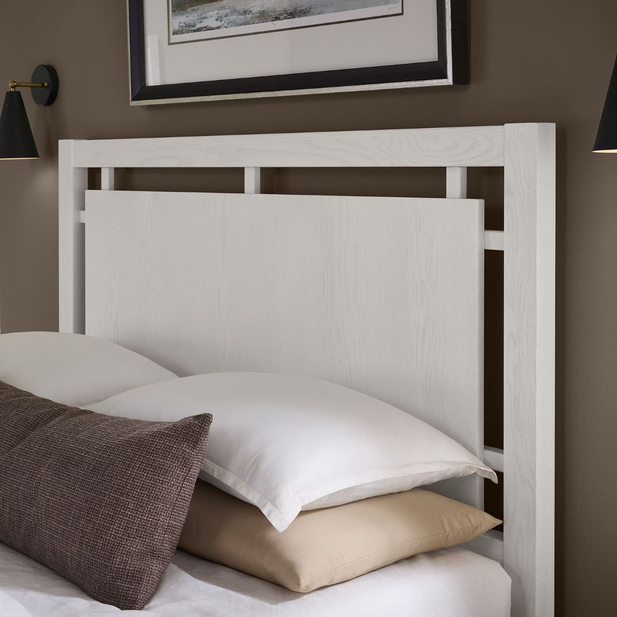 Picture of Lodge & Loft Soft White 3-Piece Queen Bedroom Group