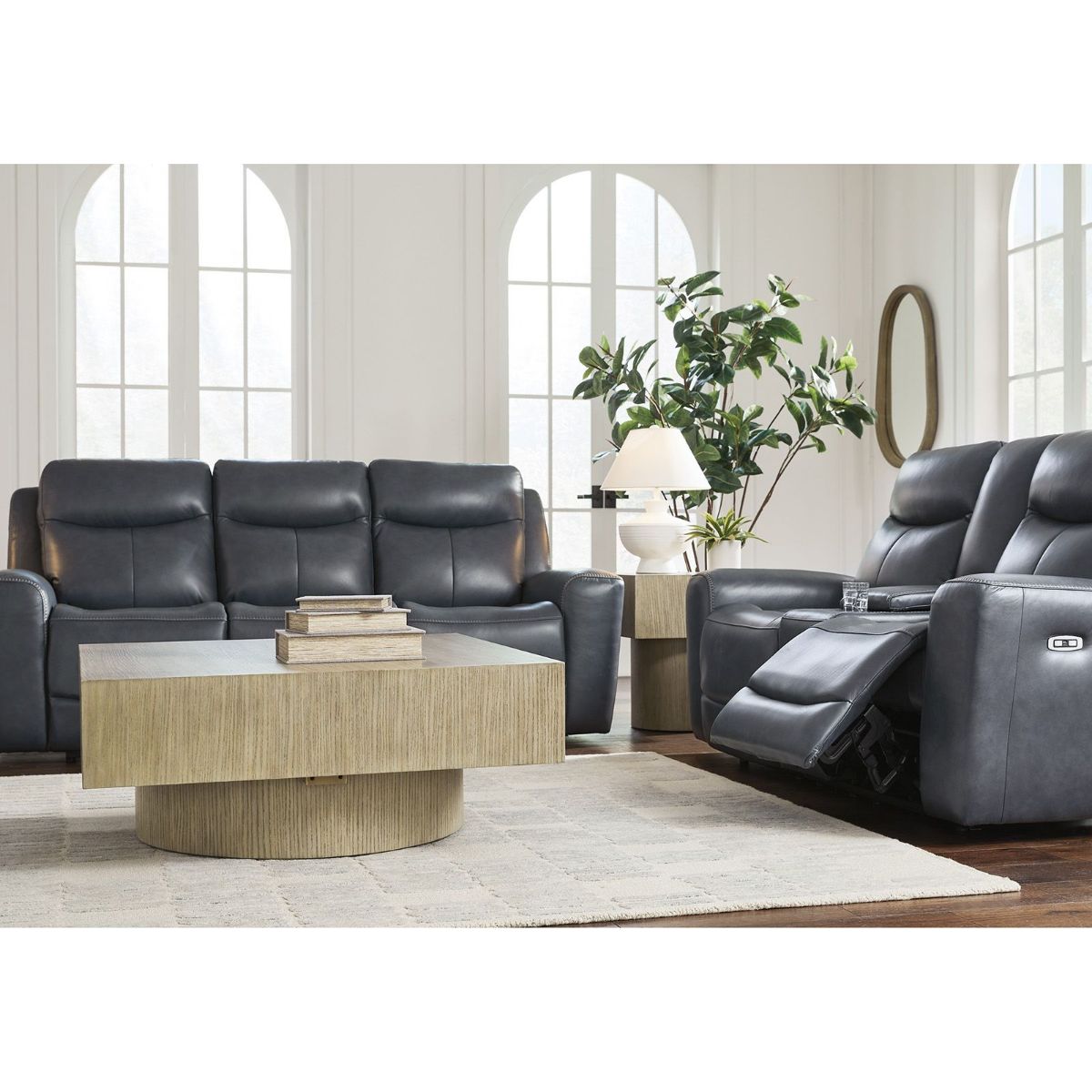 Picture of Next Move Admiral Leather Power Recliner Sofa