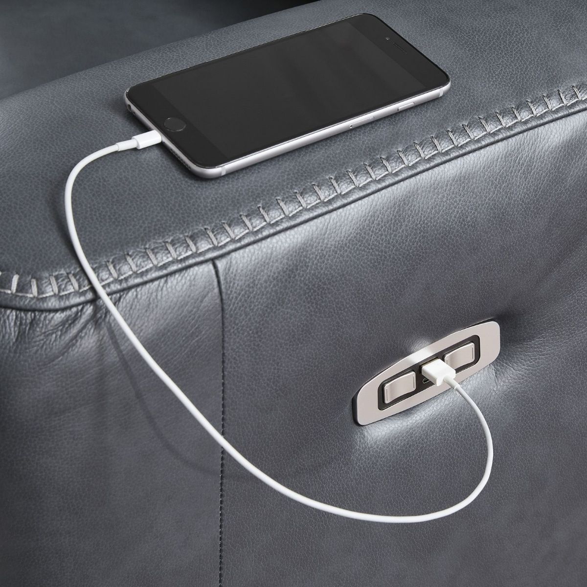 Picture of Next Move Admiral Leather Power Recliner