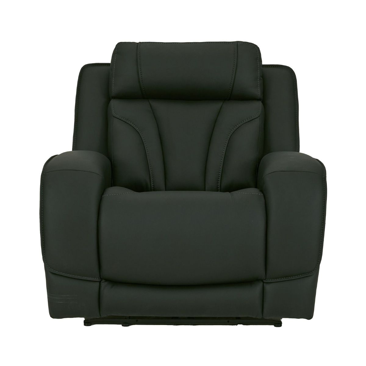 Picture of Blanca Jet Black Leather Power Recliner