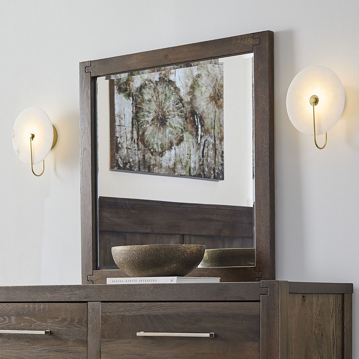 Picture of Joinery Espresso Landscape Mirror