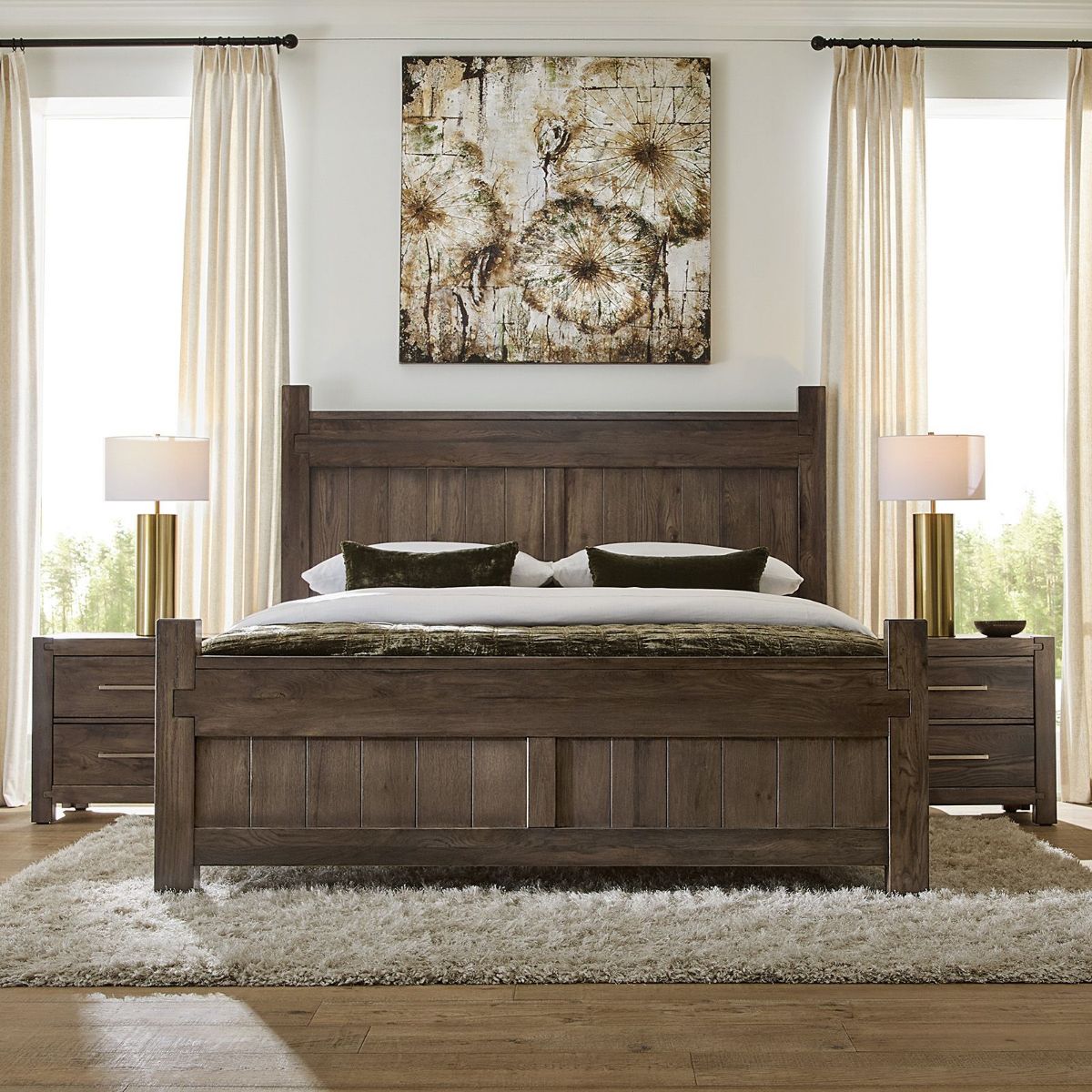 Picture of Joinery Espresso King Poster Bed