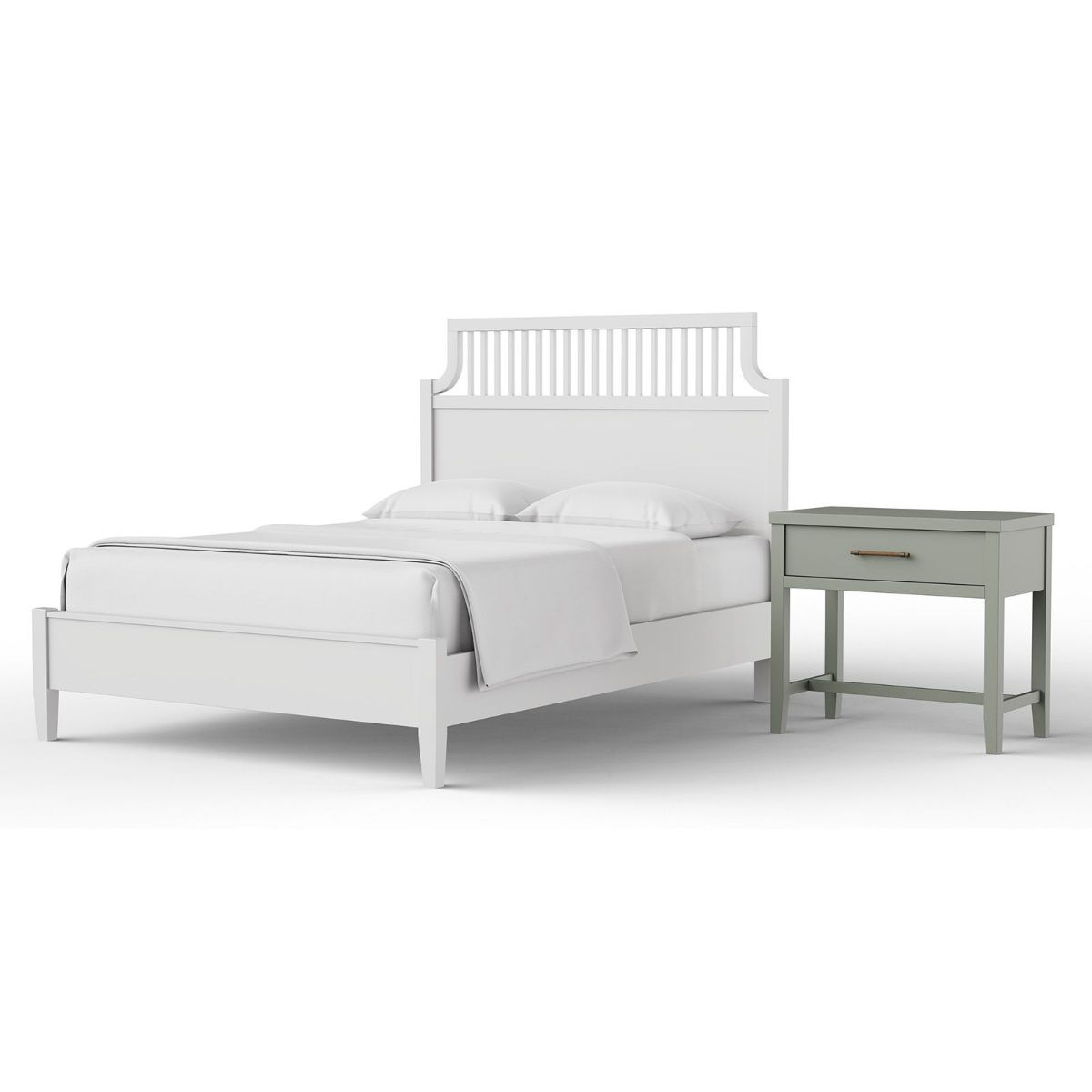 Picture of Pure Maple White Queen Garden Bed