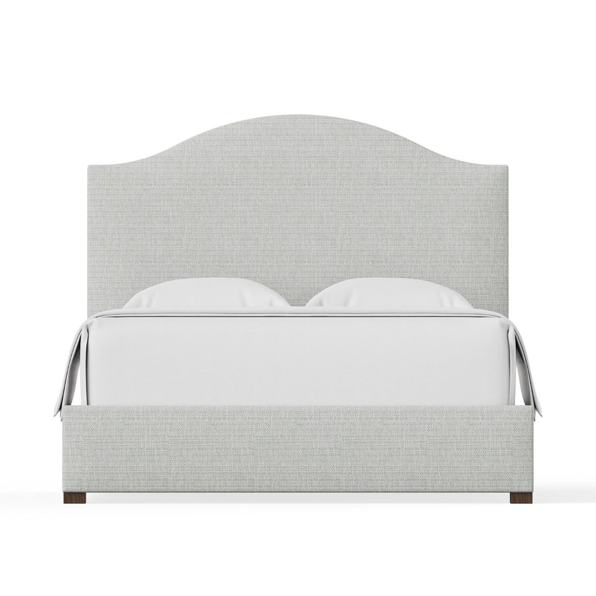 Picture of Emily Forest Green Upholstered Queen Headboard