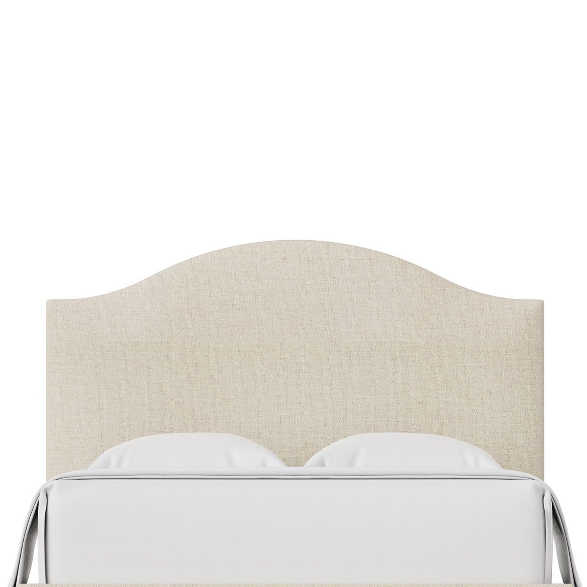 Picture of Emily Ivory Cream Upholstered Queen Headboard