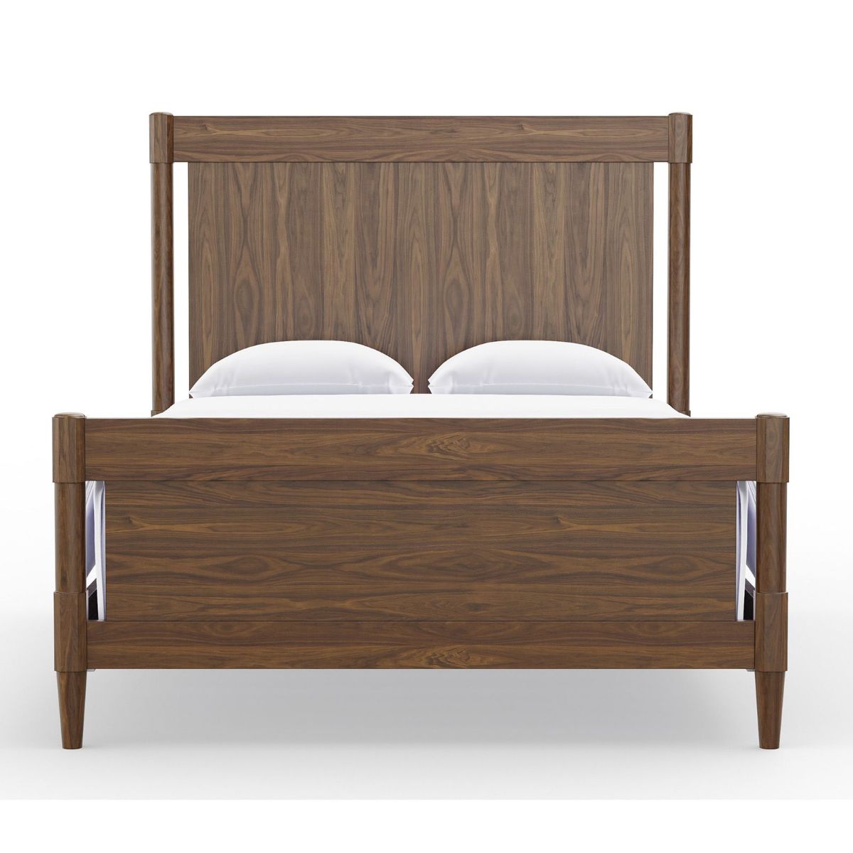 Picture of NordHaven Nordic Walnut Queen Bed