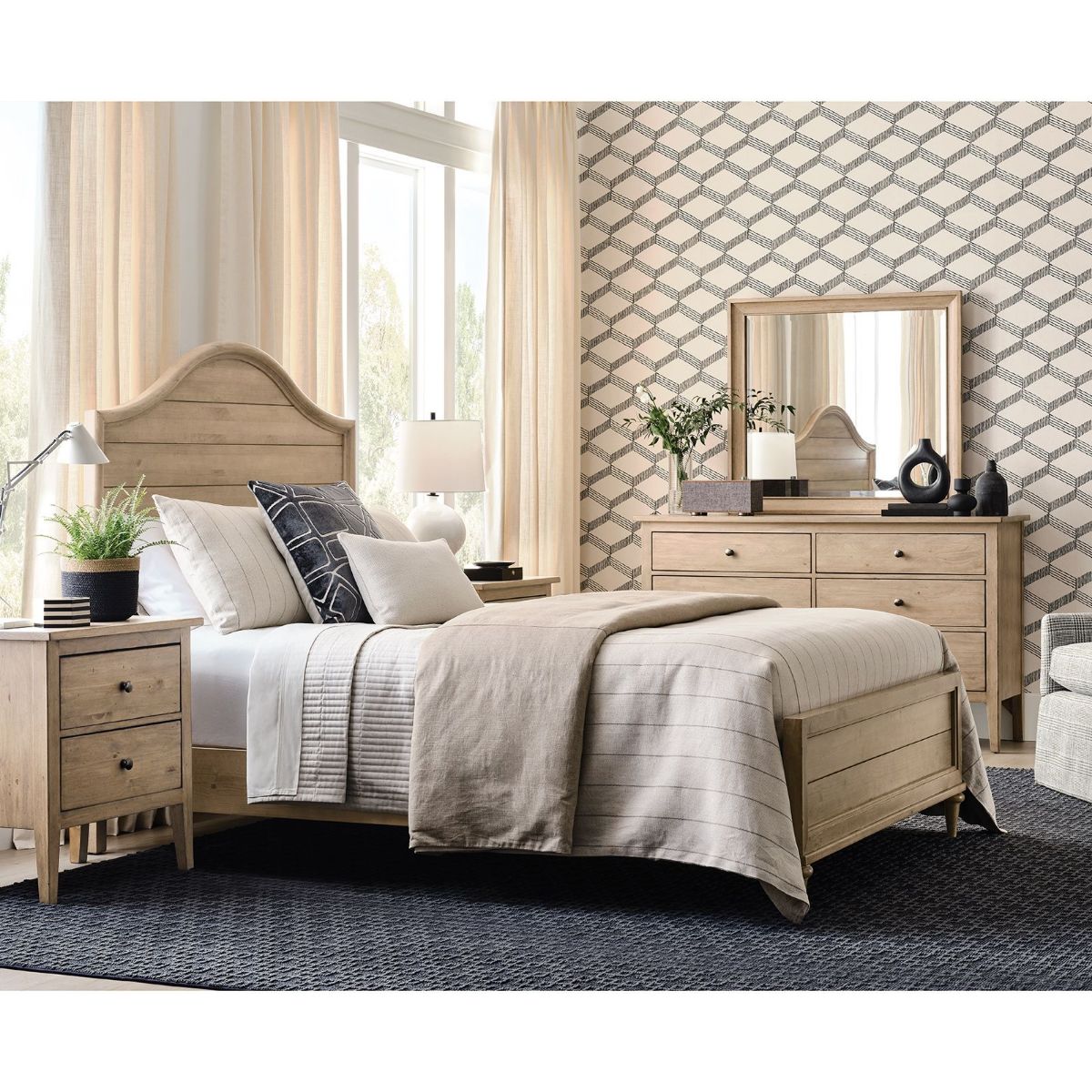 Picture of Arbor Oatmeal 3-Piece Queen Bedroom Group