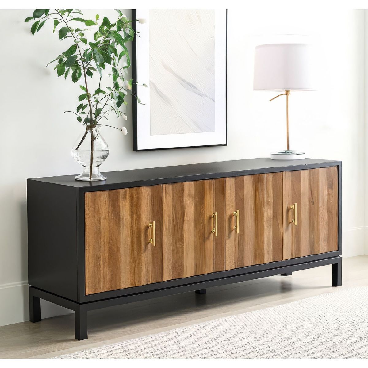 Picture of Black Monogram Console