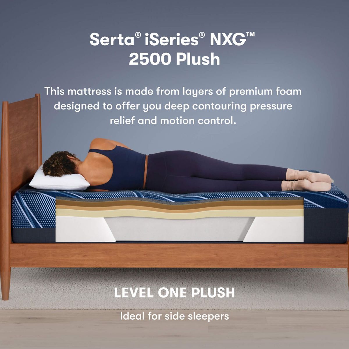 Picture of King iSeries NXG 2500 Plush Foam Mattress