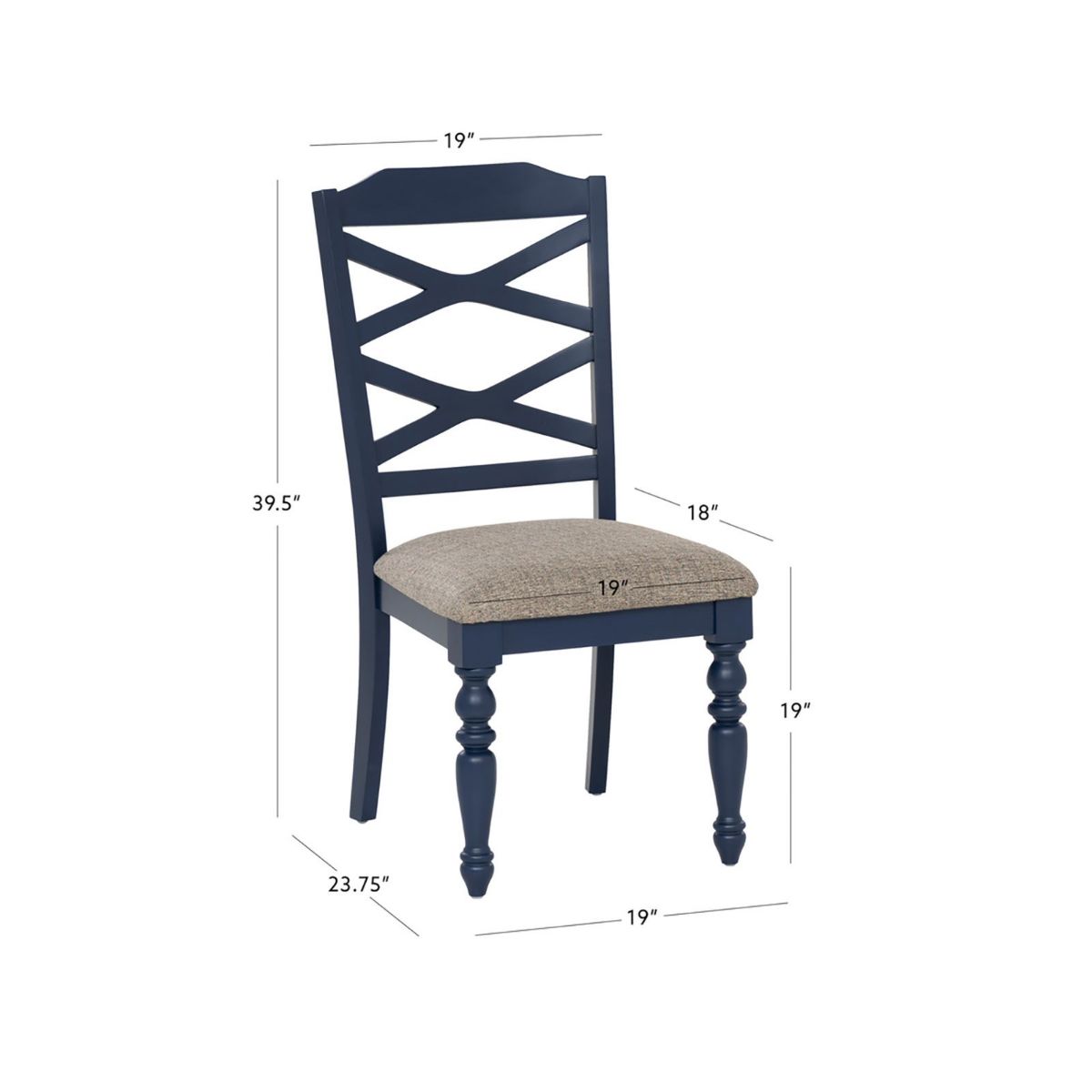 Picture of Trimble Navy Dining Side Chair