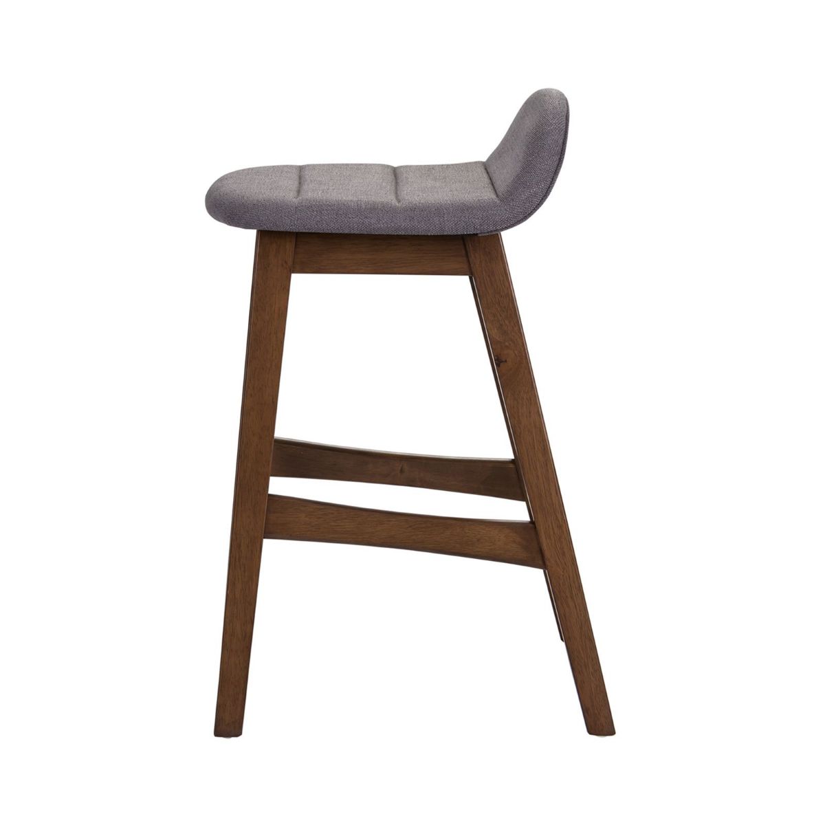 Picture of Space Savers Satin Walnut Gray Counter Chair