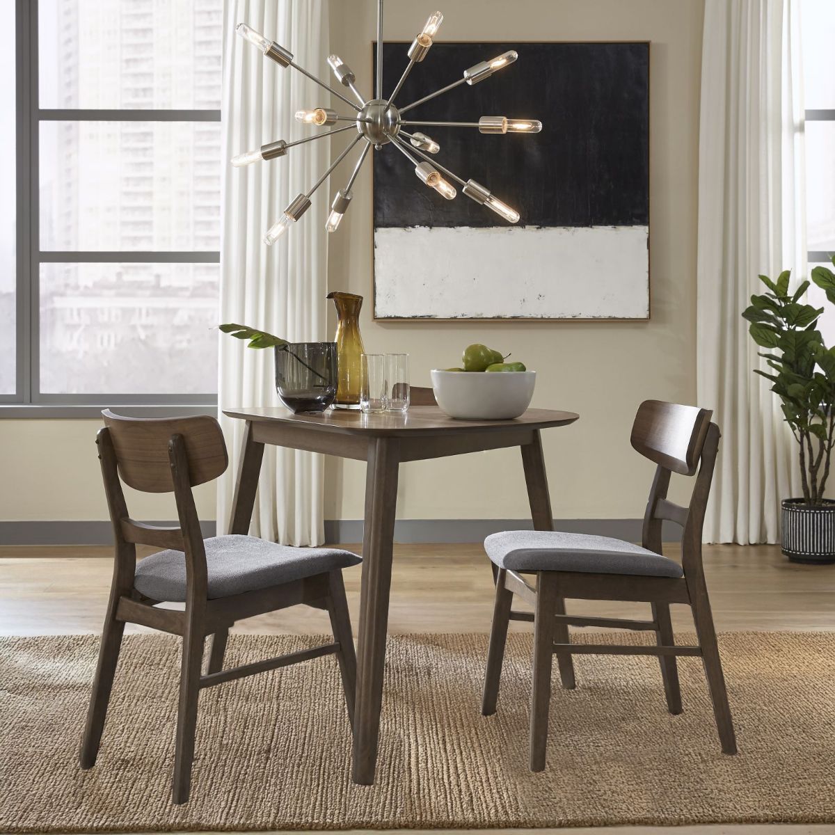 Picture of Space Savers Triangle 3-Piece Dining Set