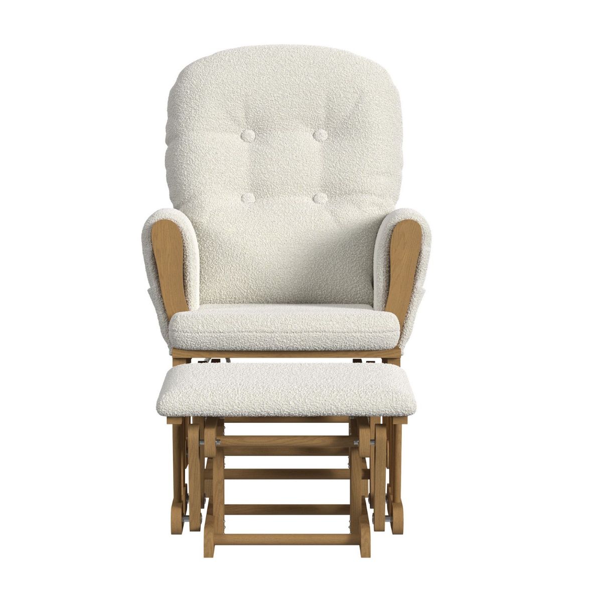 Picture of Kennedy Vanilla Glider Rocker & Ottoman