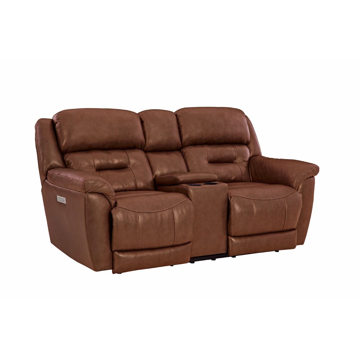 Picture of Contender Saddle Power Recliner Console Loveseat