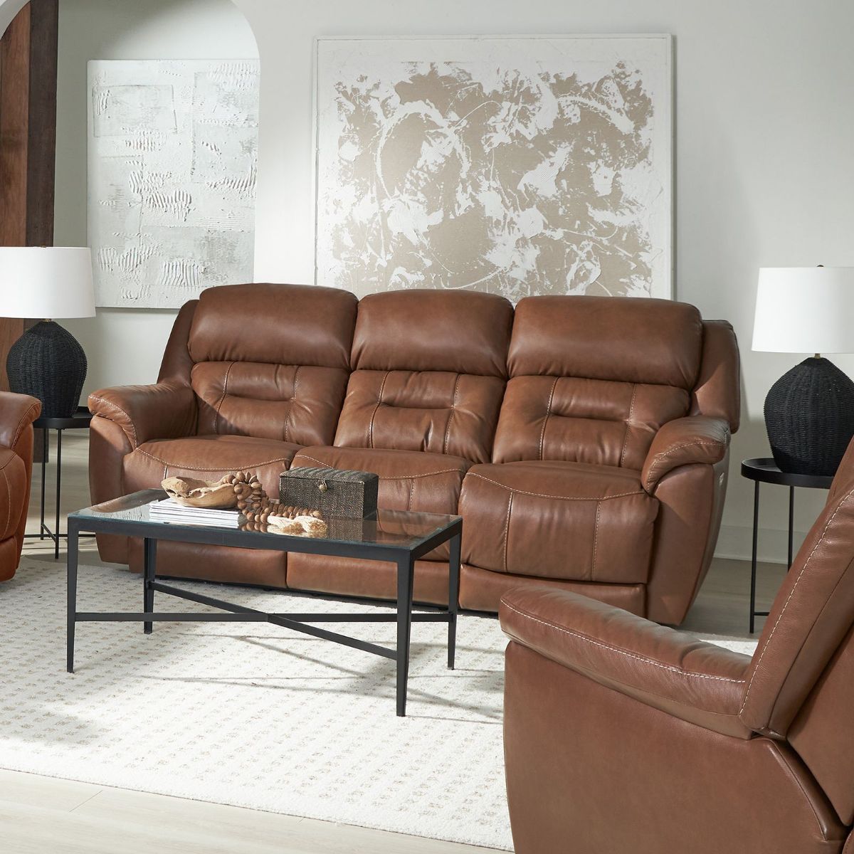 Picture of Contender Saddle Power Recliner Sofa
