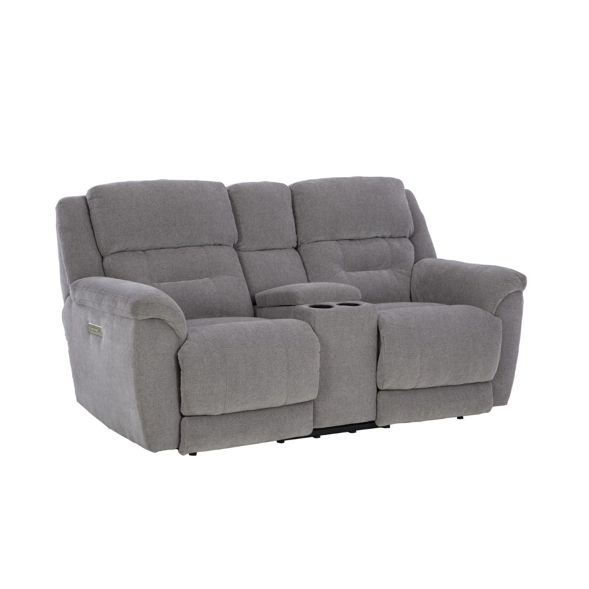 Picture of Knockout Granite Power Recliner Console Loveseat