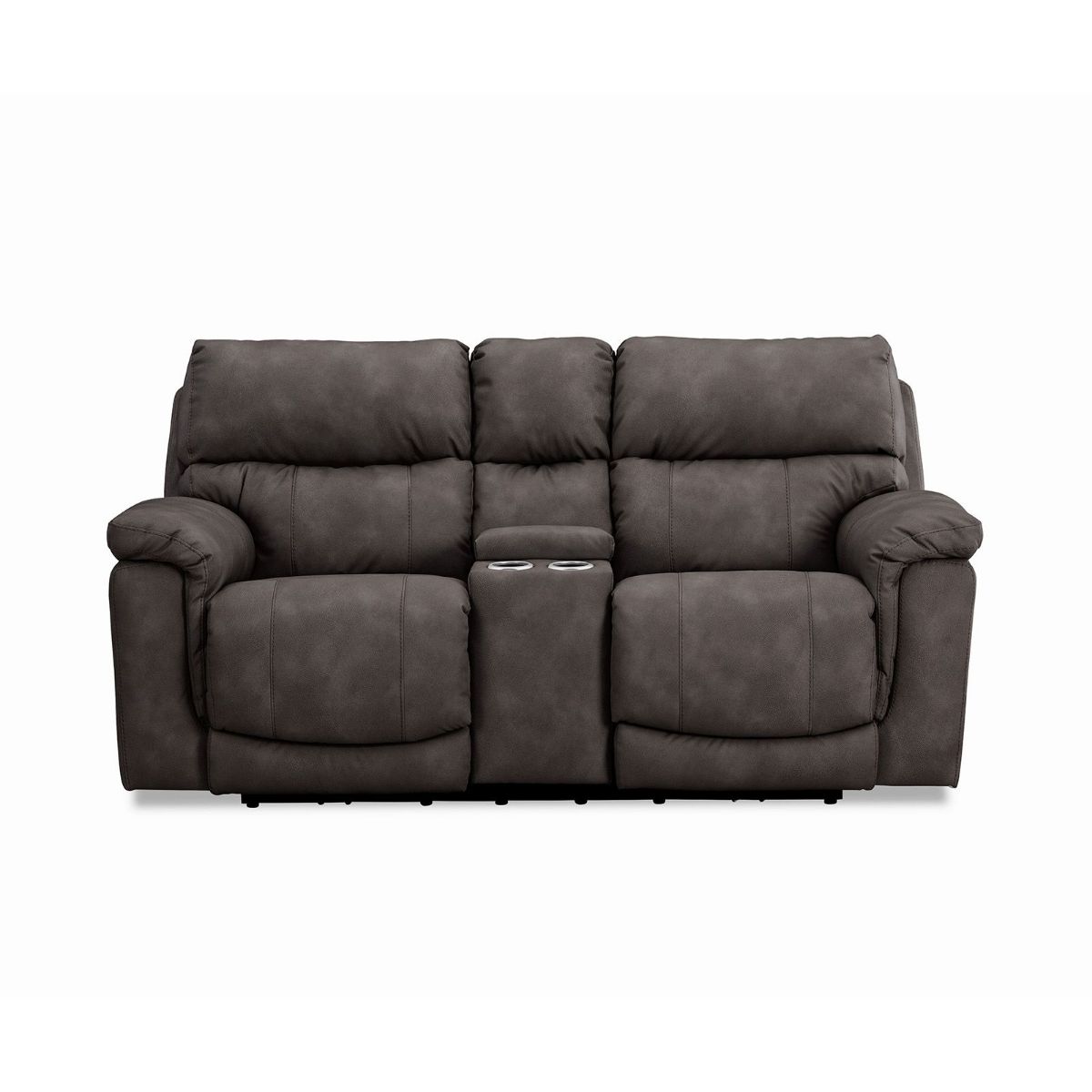Picture of Cosmo Pewter Power Recliner Console Loveseat