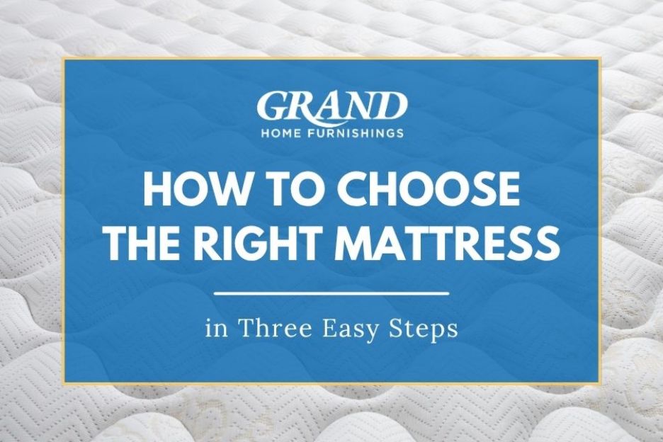 How to Choose the Right Mattress in Three Easy Steps