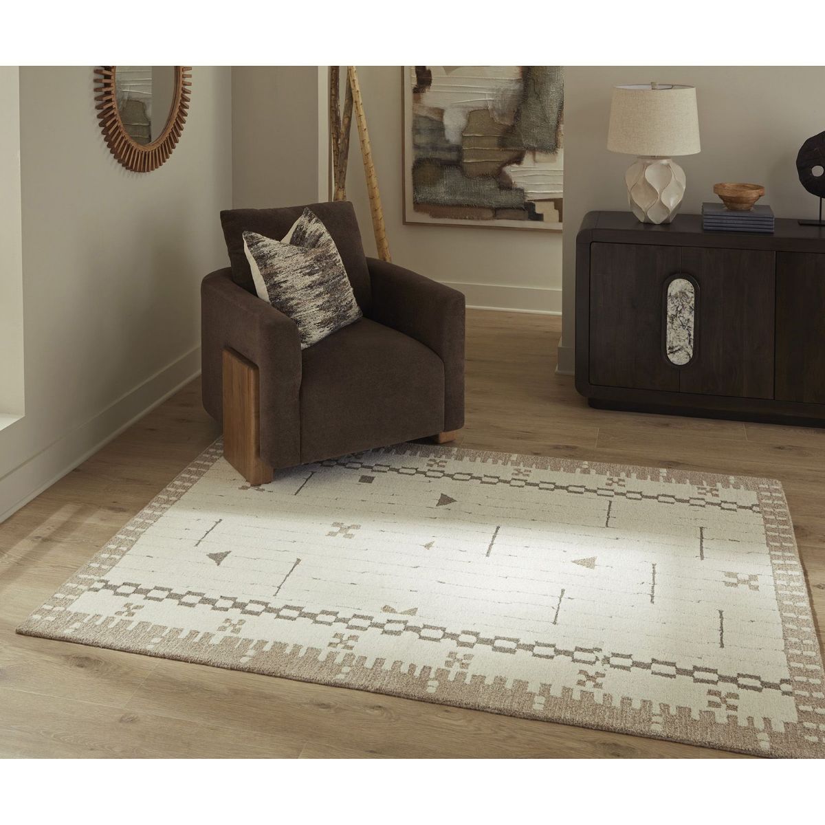 Picture of Dot 5' x 8' Wool Rug