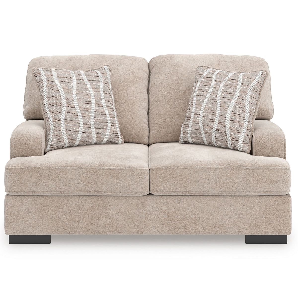 Picture of High Profile Taupe Loveseat