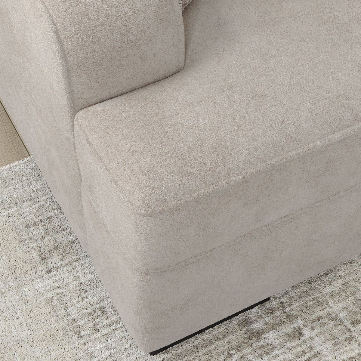Picture of High Profile Taupe Loveseat