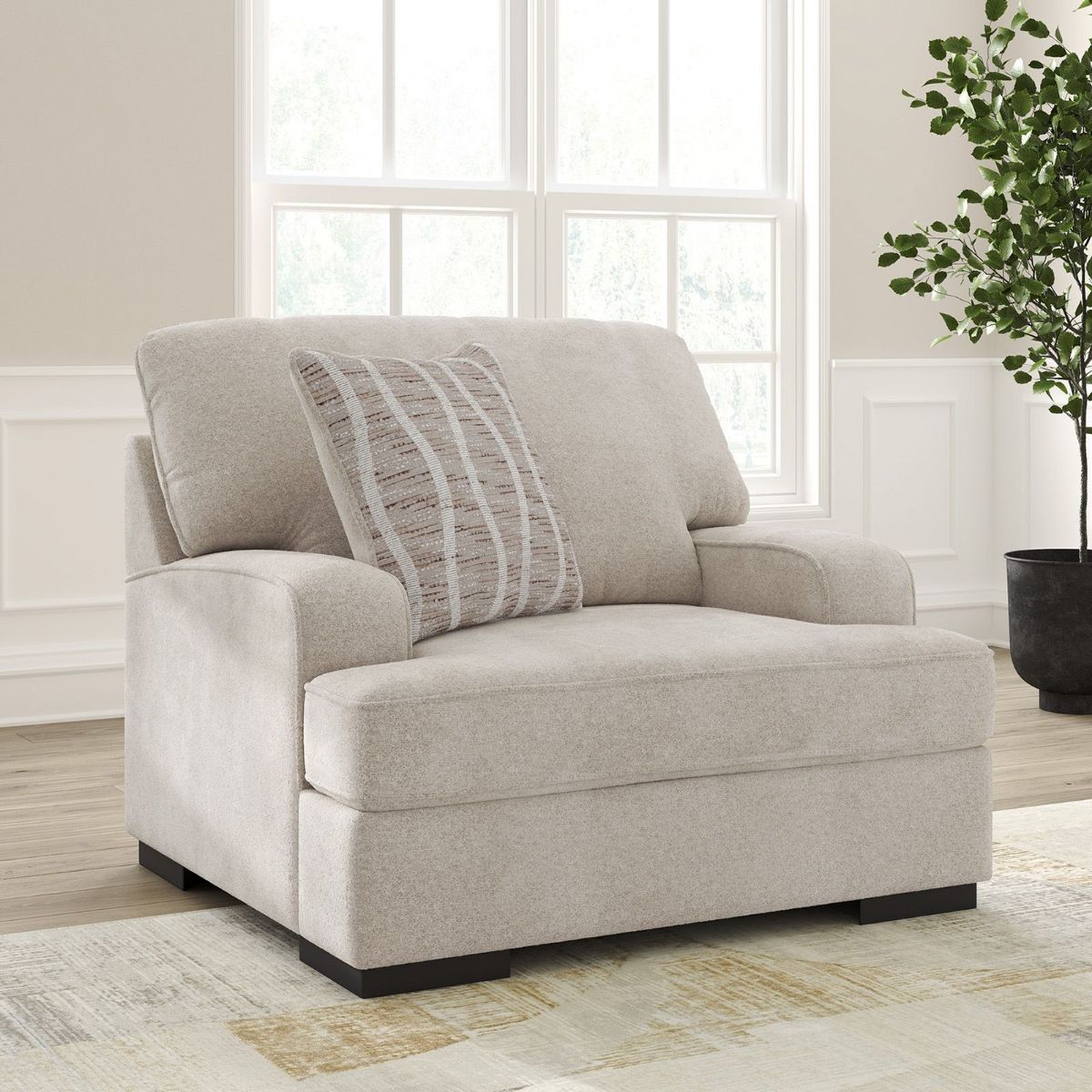 Picture of High Profile Taupe Chair And A Half