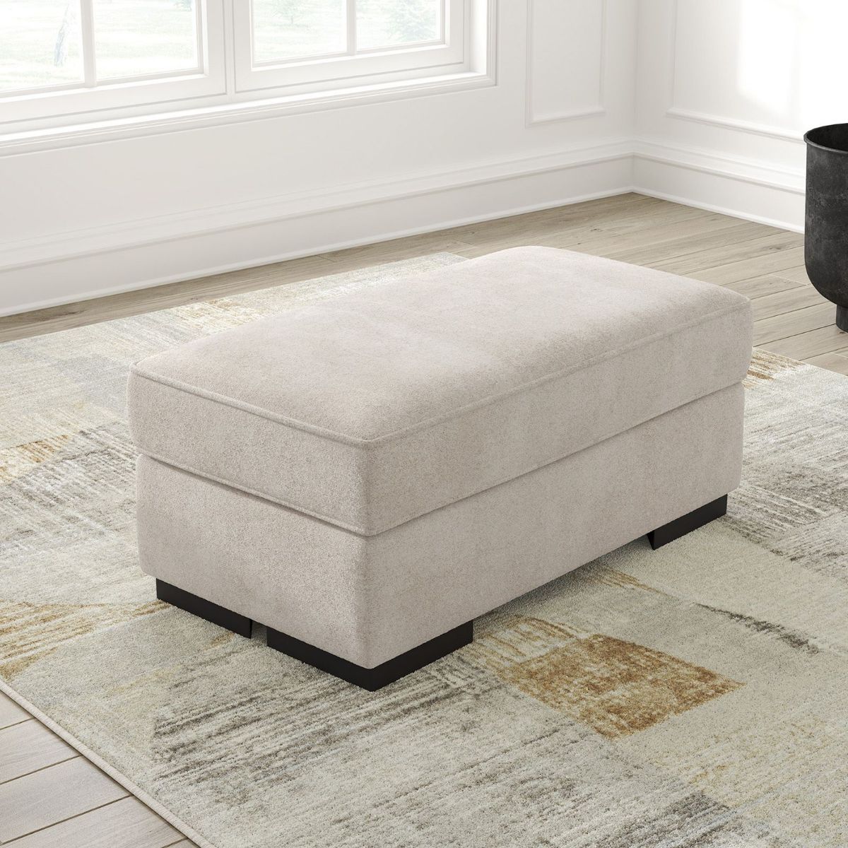 Picture of High Profile Taupe Ottoman