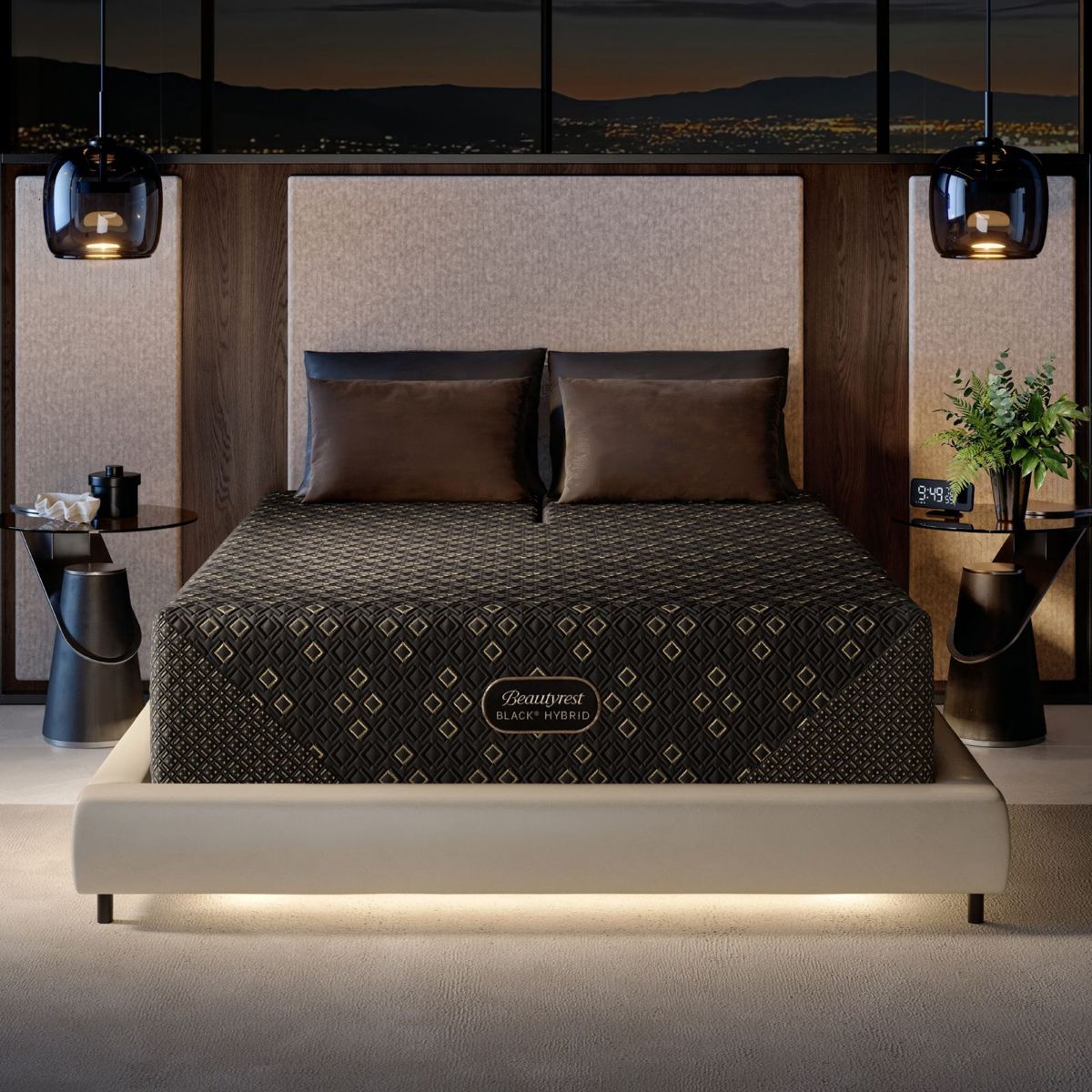 Picture of King Split Head Beautyrest Black Hybrid XCS Series Four Medium Mattress