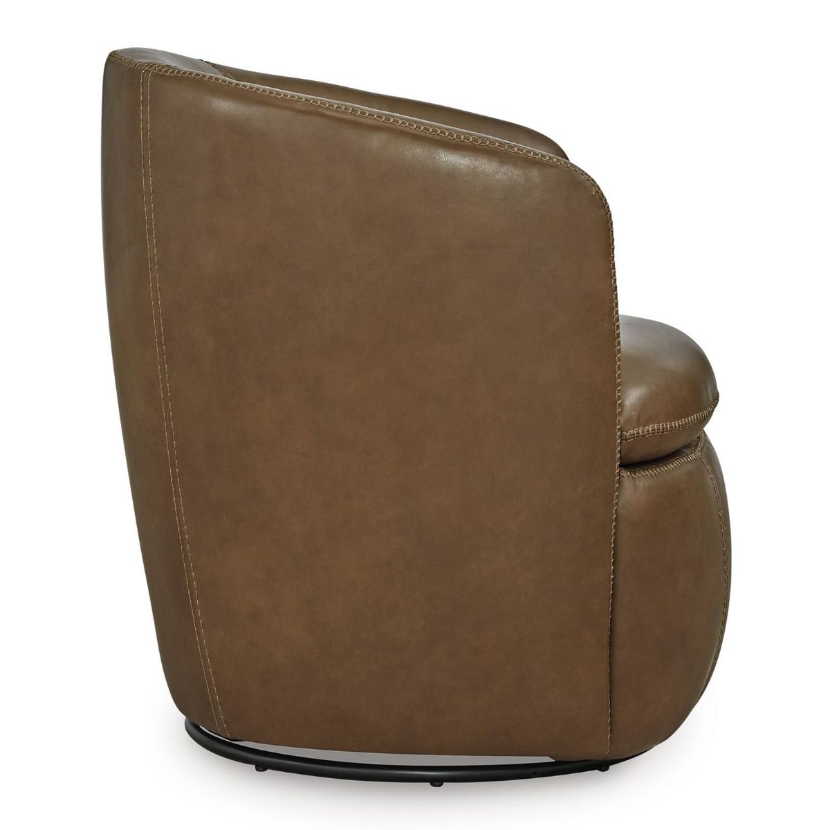 Picture of Kierreys Caramel Leather Swivel Chair