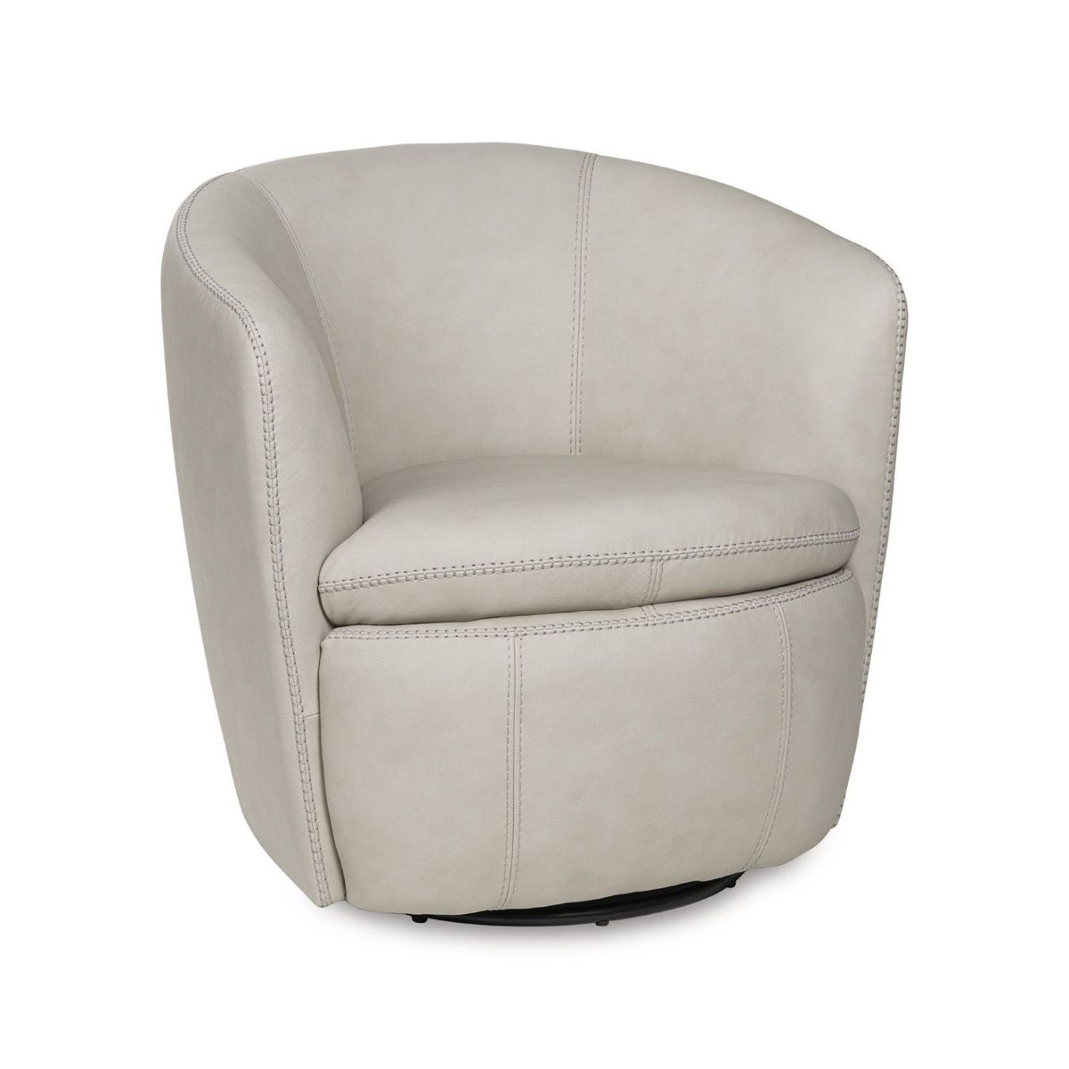 Picture of Kierreys Bone Leather Swivel Chair