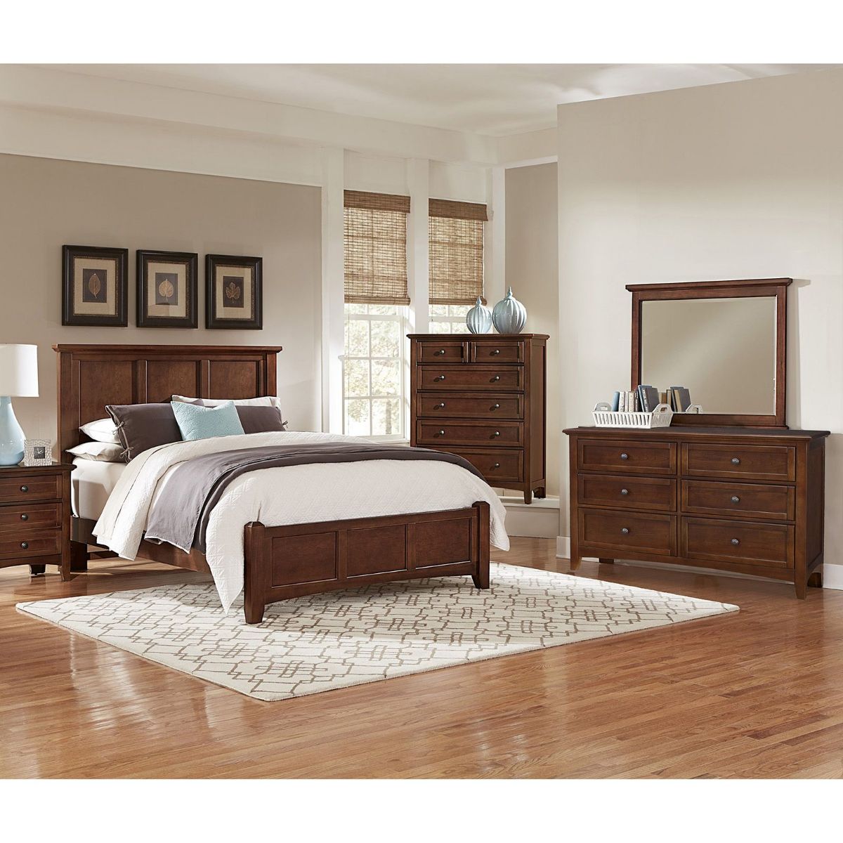 Picture of Bonanza Cherry Full 3-Piece Bedroom Group