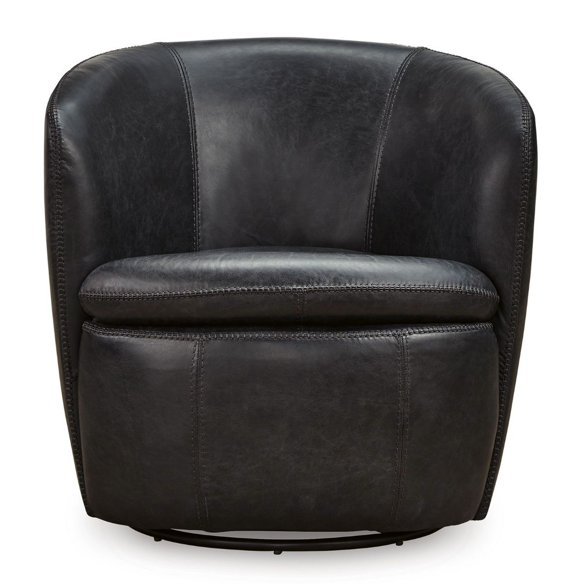 Picture of Kierreys Black Leather Swivel Chair