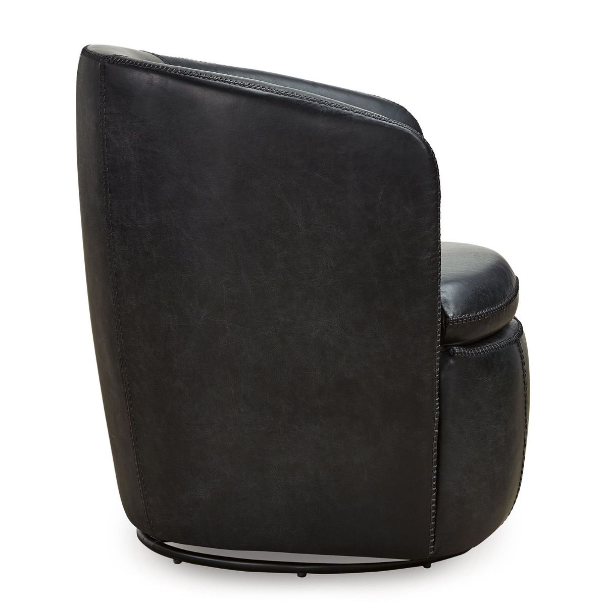 Picture of Kierreys Black Leather Swivel Chair