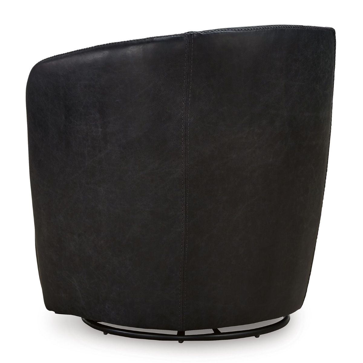 Picture of Kierreys Black Leather Swivel Chair