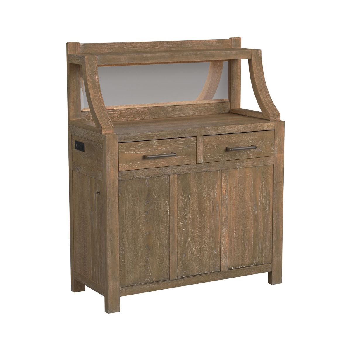Picture of Flex Sandbar Oak Server & Hutch