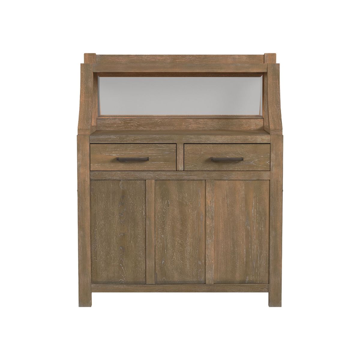 Picture of Flex Sandbar Oak Server & Hutch