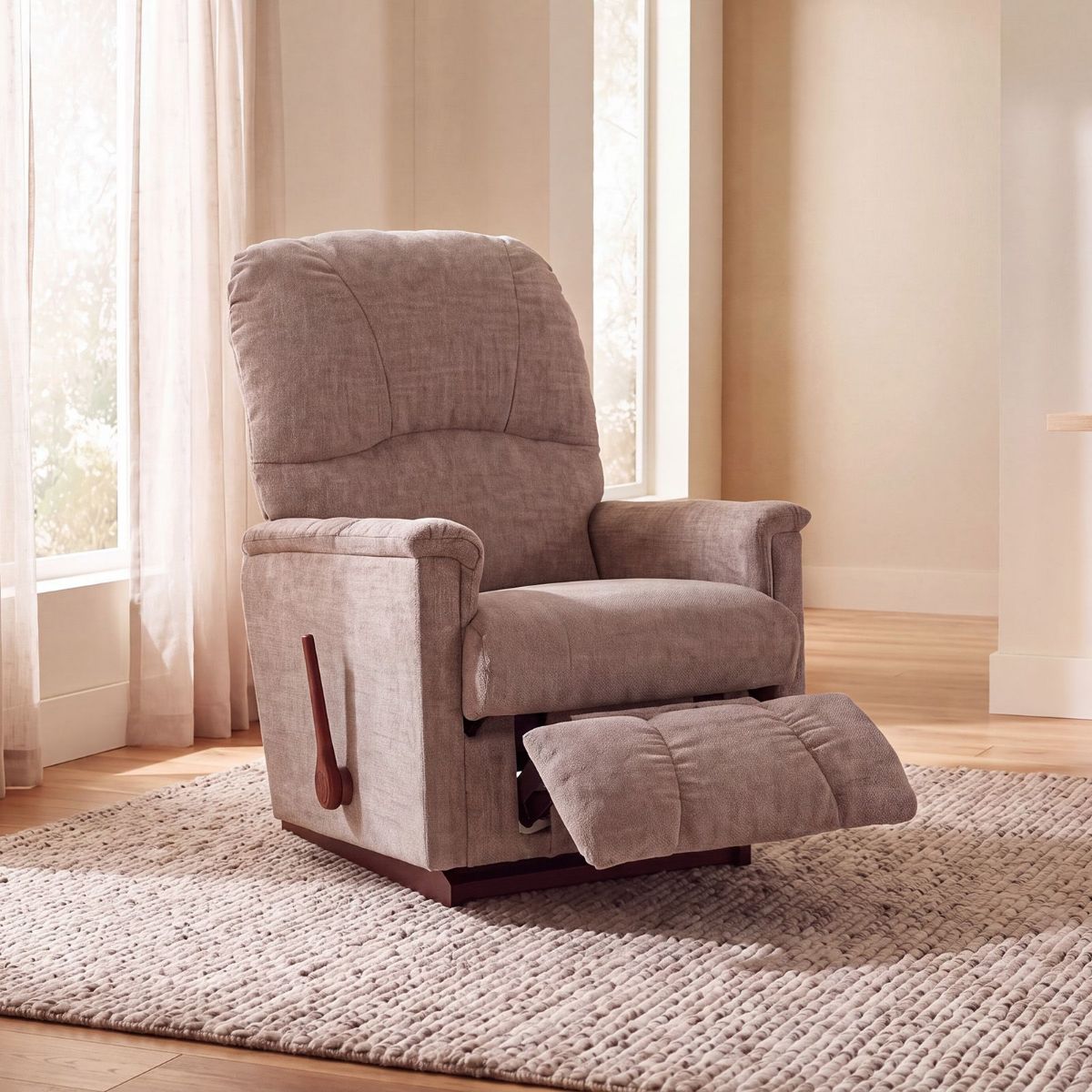 Mercury Taupe Rocker Recliner