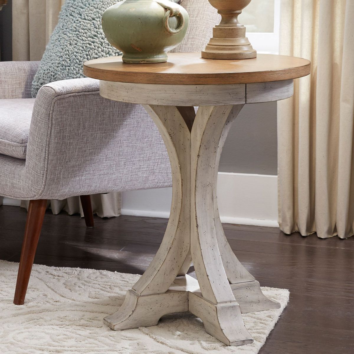 Picture of Farmhouse Reimagined Round Side Table